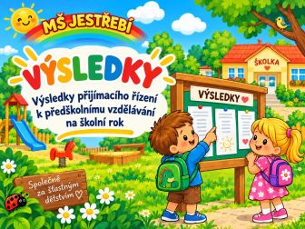 Výsledky přijímacího řízení k předškolnímu vzdělávání na školní rok 2026/2027